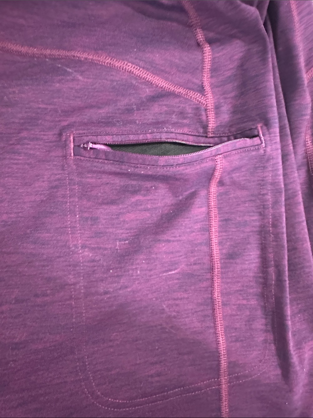 2 Duluth Trading Co Purple & Black Mini Skorts - Picture 4 of 7